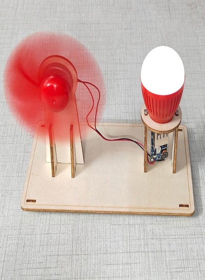 ESPtronics Wind Mill Science Project DIY - Physics Working Model Kit Materials for School Kids Experiment - Image 2